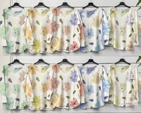 Sweter damskie 1501 Mix kolor Standard