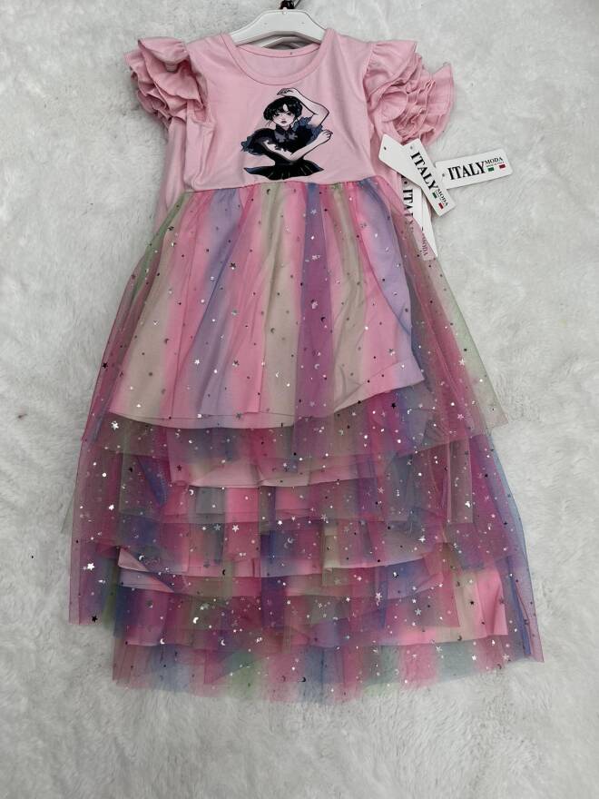 Sukienki dziewczęce 1645 1 KOLOR 2-12 1