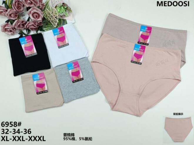 Majtki damskie 6958 MIX KOLOR XL-3XL
