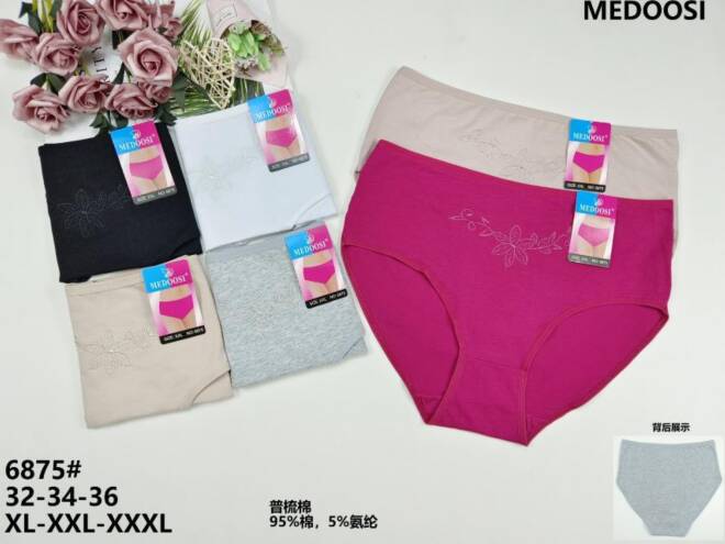 Majtki damskie 6875 MIX KOLOR XL-3XL