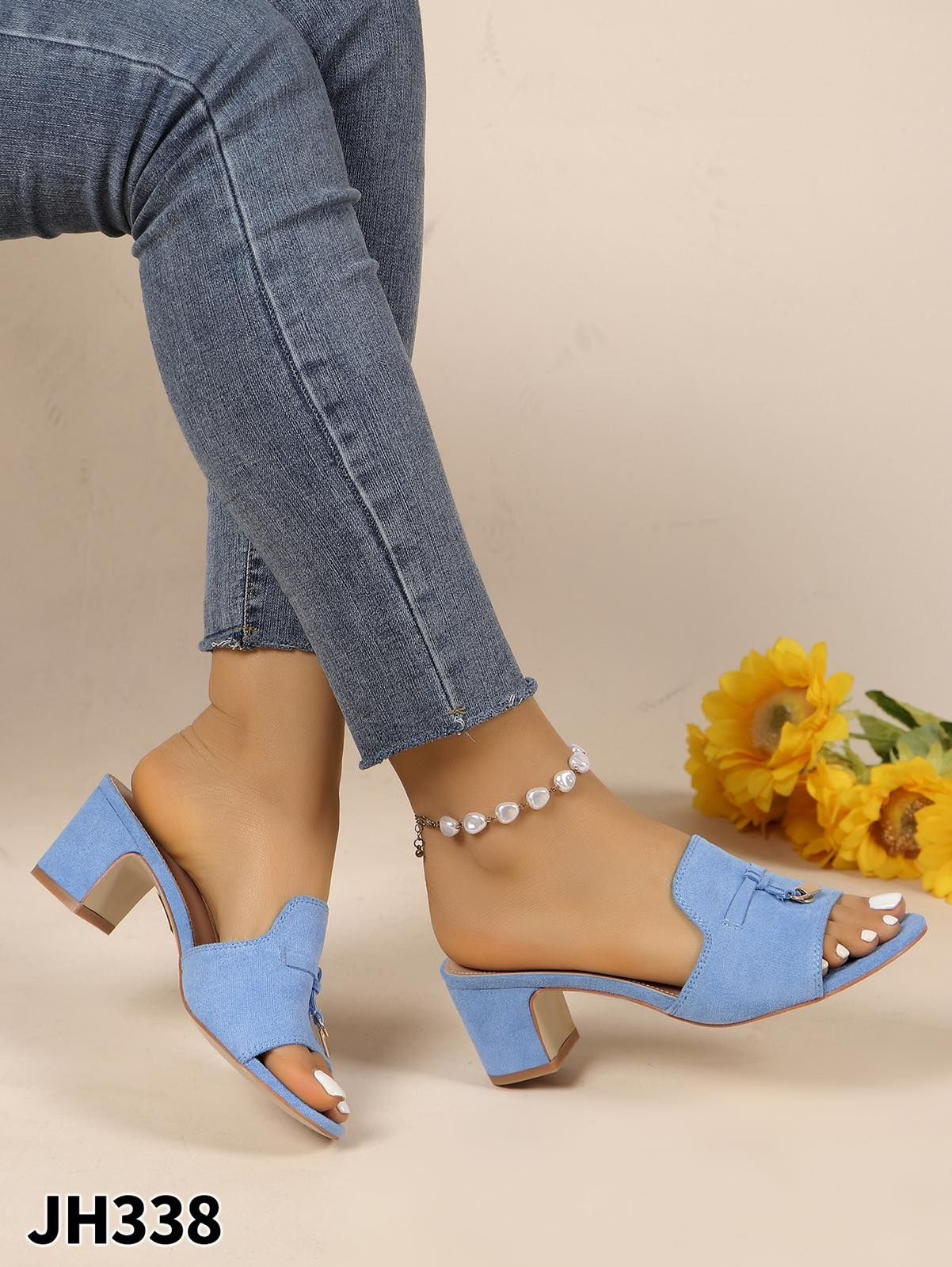 Czółenka Damskie JH338 BLUE 36-41