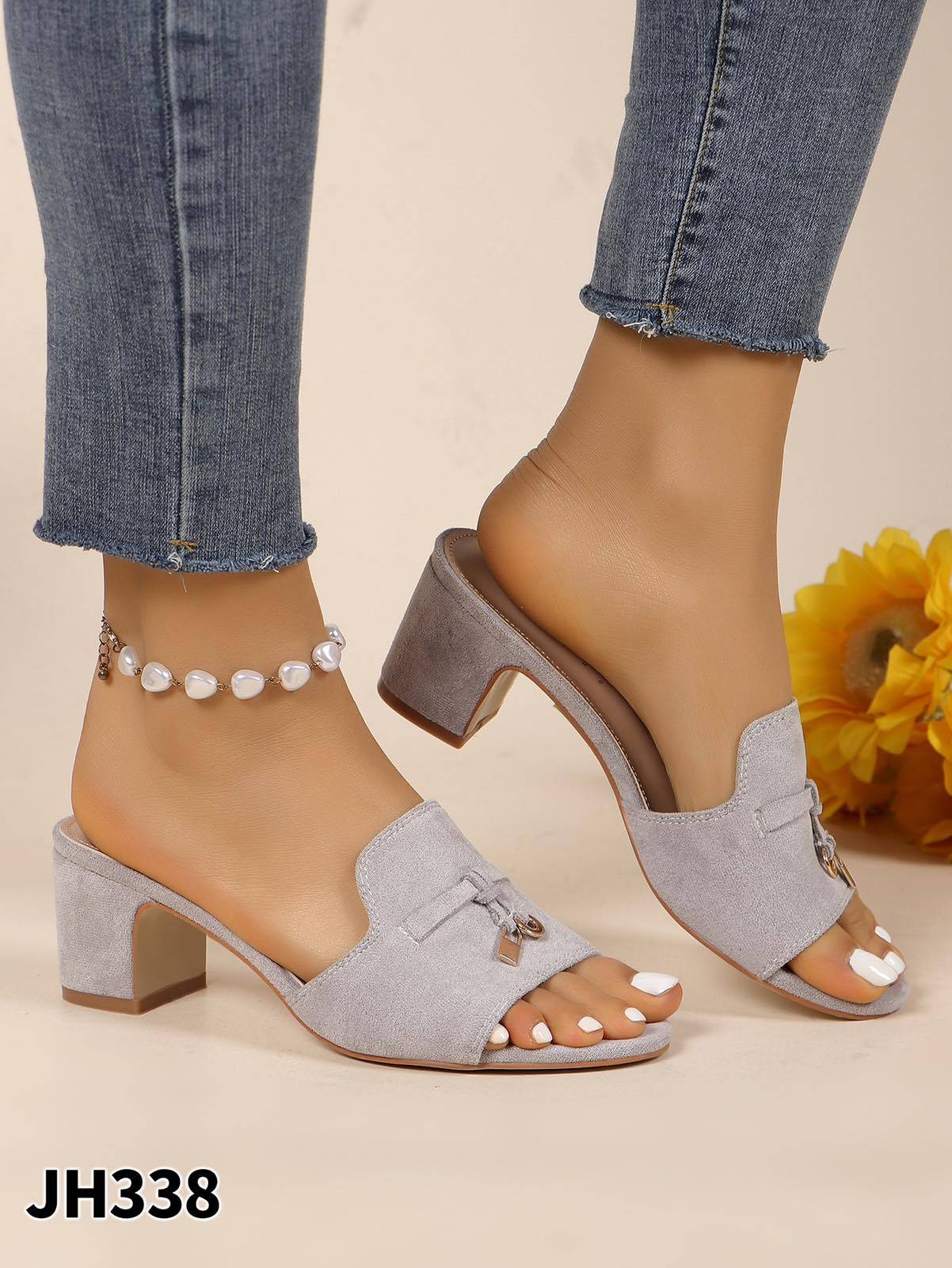 Czółenka Damskie JH338 GREY 36-41