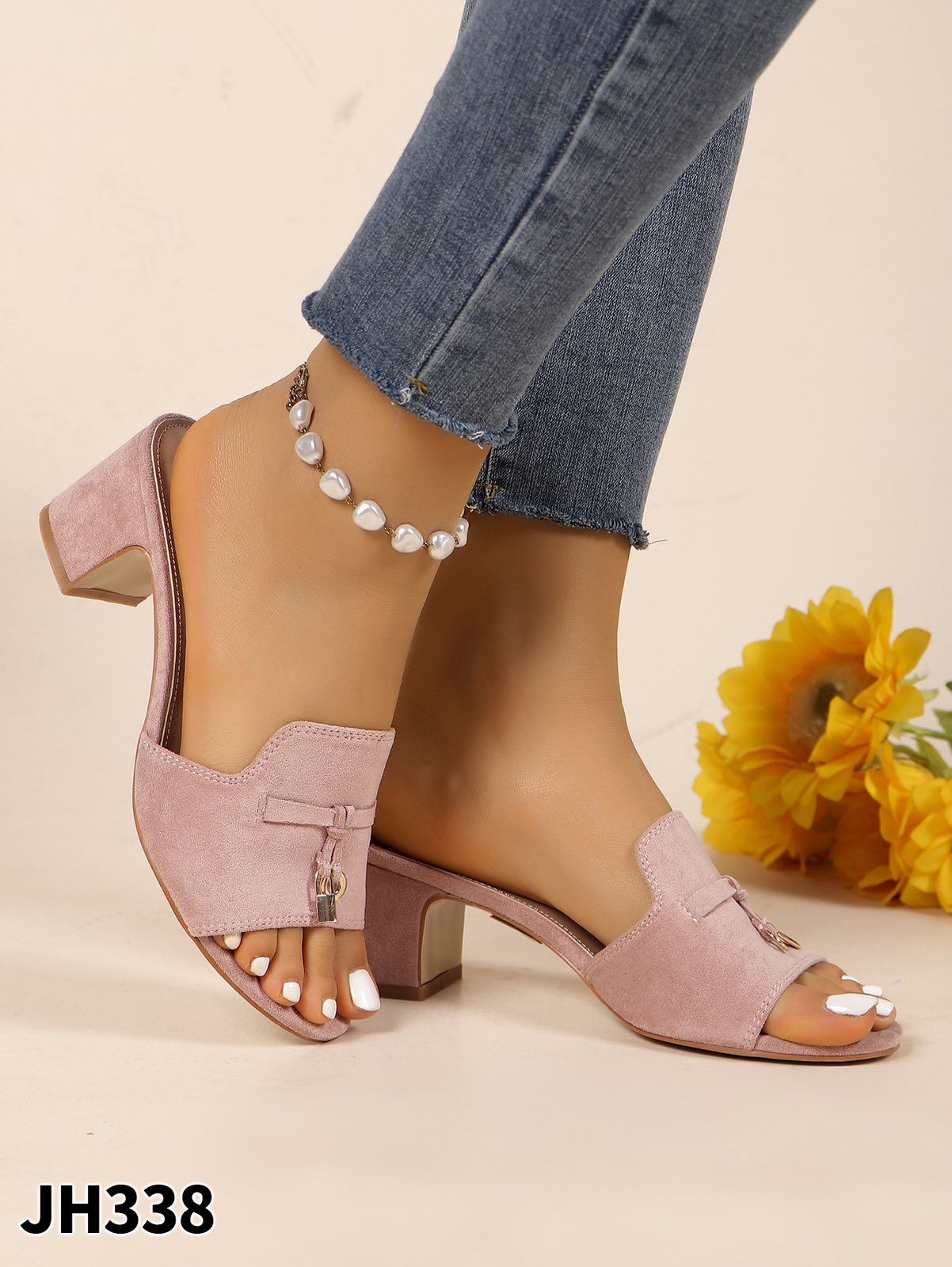 Czółenka Damskie JH338 PINK 36-41 1