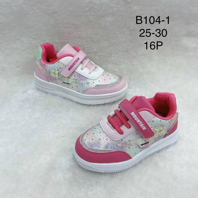 Buty Sportowe Dziecięce B104-1 25-30 MIX KOLOR