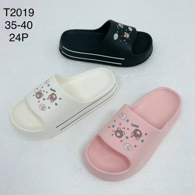 Klapki Damskie T2019 35-40 MIX KOLOR 1