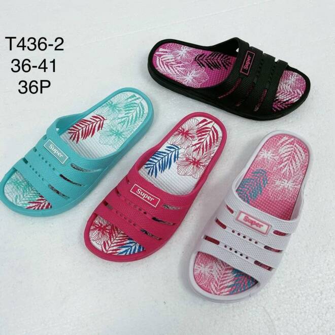 Klapki Damskie T436-2 36-41 MIX KOLOR 1