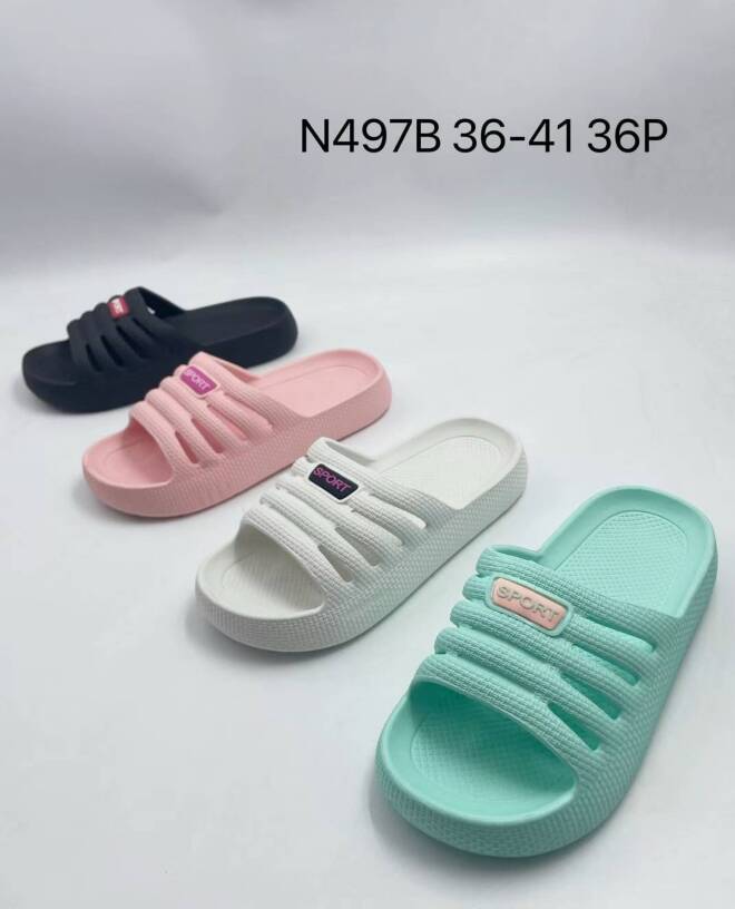 Klapki Damskie N497B 36-41 MIX KOLOR 1