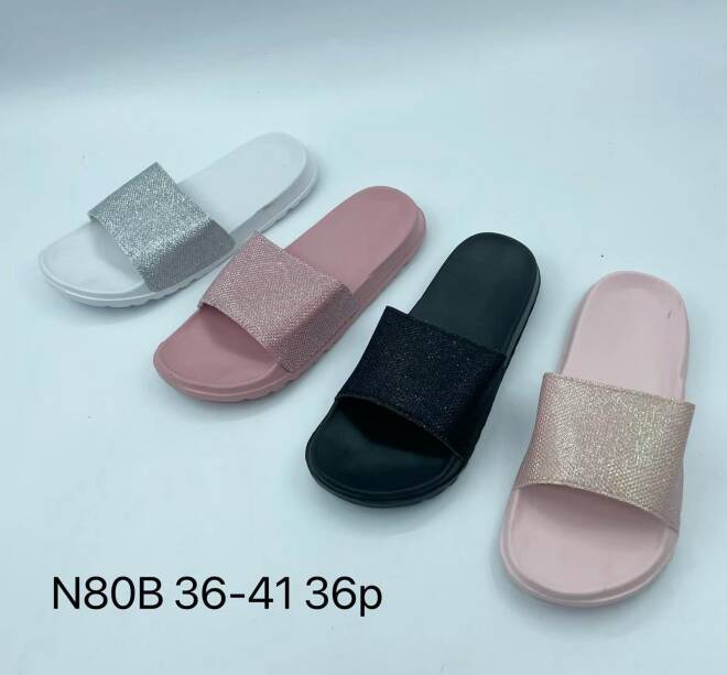 Klapki Damskie N80B 36-41 MIX KOLOR