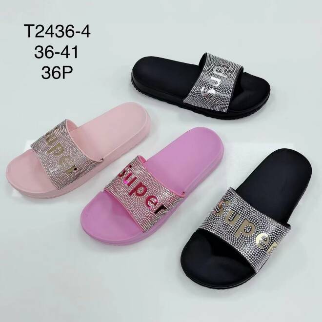 Klapki Damskie T2436-4 36-41 MIX KOLOR 1