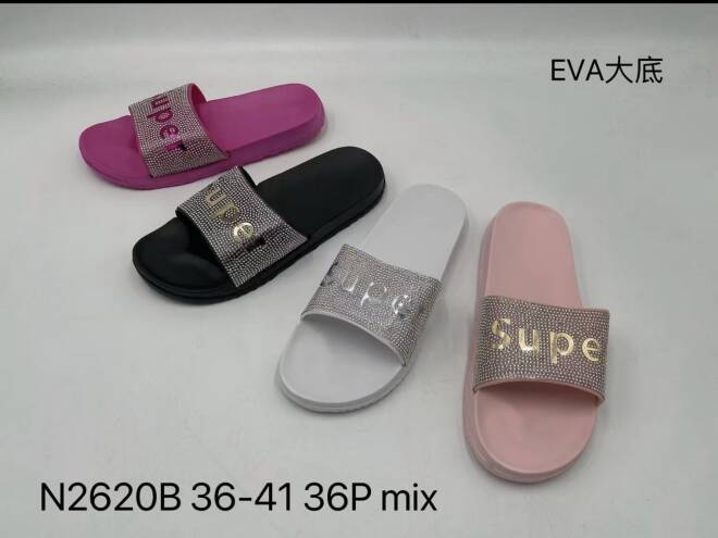 Klapki Damskie N2620B 36-41 MIX KOLOR 1