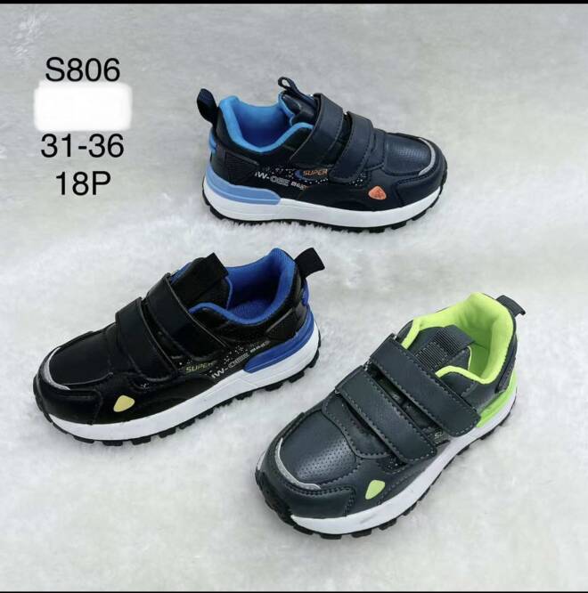 Buty Sportowe Dziecięce S806 31-36 MIX KOLOR
