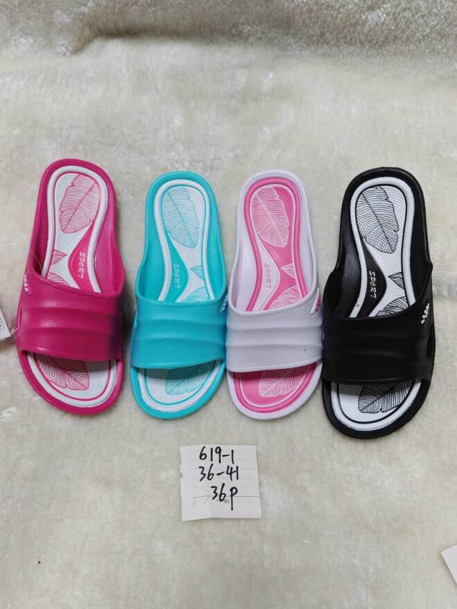 Klapki Damskie 619-1 36-41 MIX KOLOR