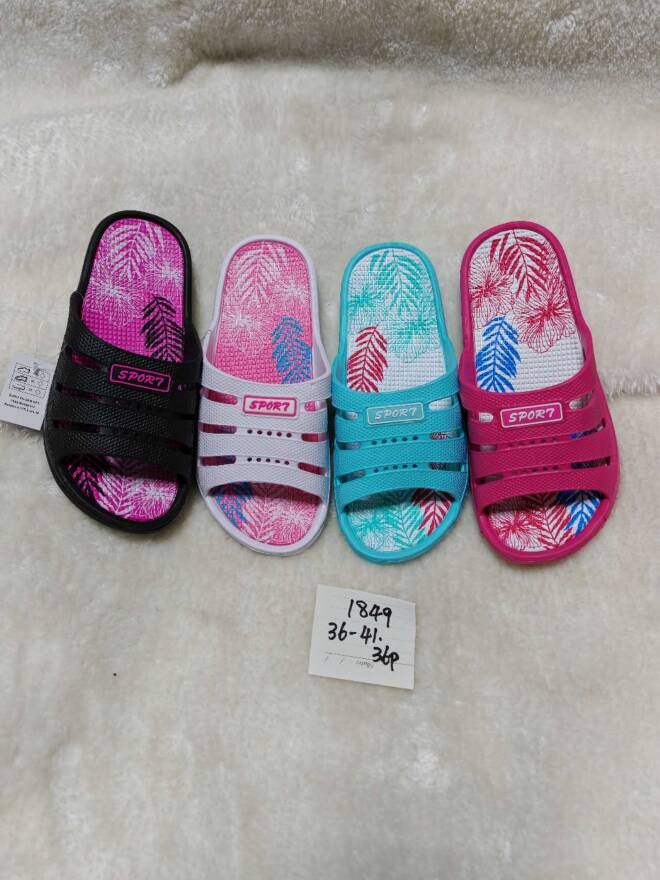 Klapki Damskie 1849 36-41 MIX KOLOR