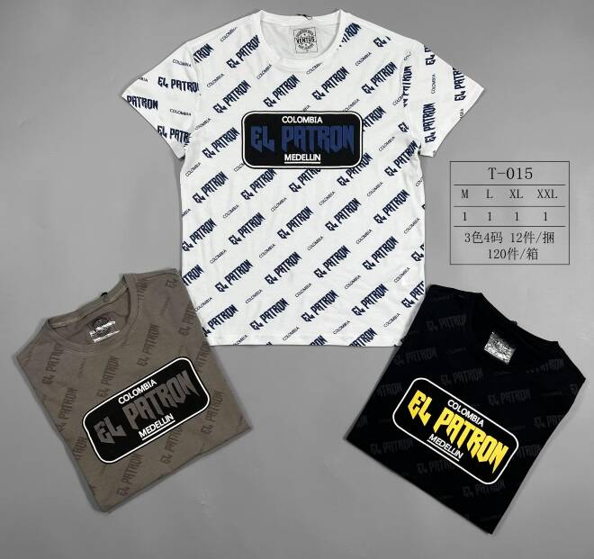 Bluzka męskie T-015 MIX KOLOR M-2XL