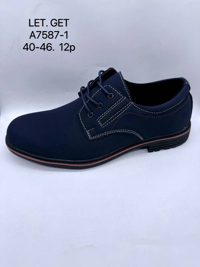 Półbuty Męskie A7587-1 JEDEN 40-46 1