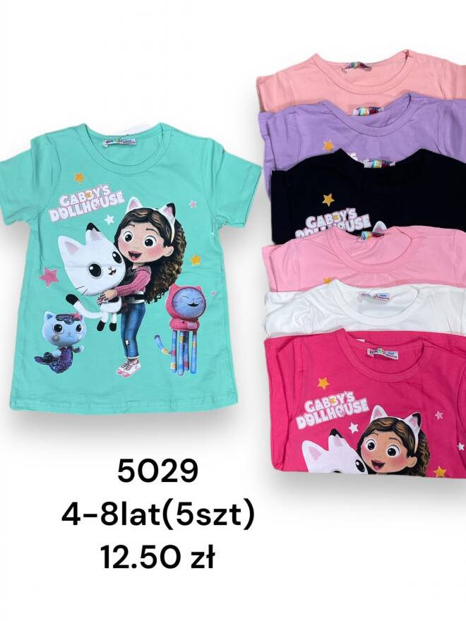 Bluzki dziewczęce 5029 MIX KOLOR 4-8 1