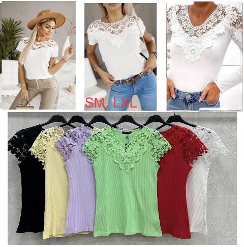 Bluzy damskie 1030 Mix kolor S/M-L/XL 1