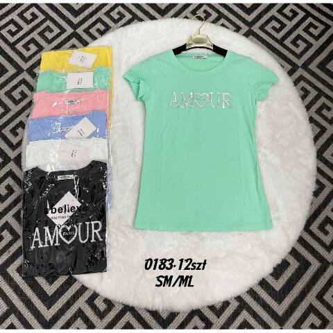 Bluzka damskie 0183 Mix kolor S-L 1