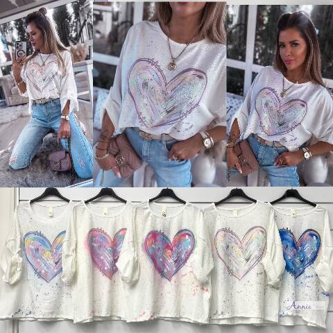 Swetervdamskie 1533 Mix kolor Standard