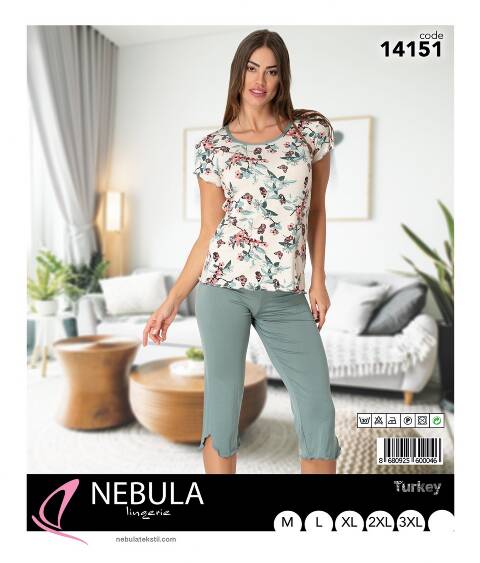 Piżama damskie 14151 1 kolor M-3XL (Towar Tureckie)