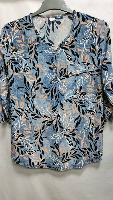Bluzka damskie 1235 Mix kolor 48-54 (Towar Ploskie) 1