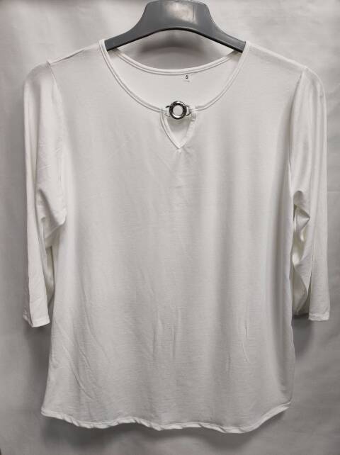 Bluzka damskie 1238 Mix kolor S-2XL (Towar Ploskie)