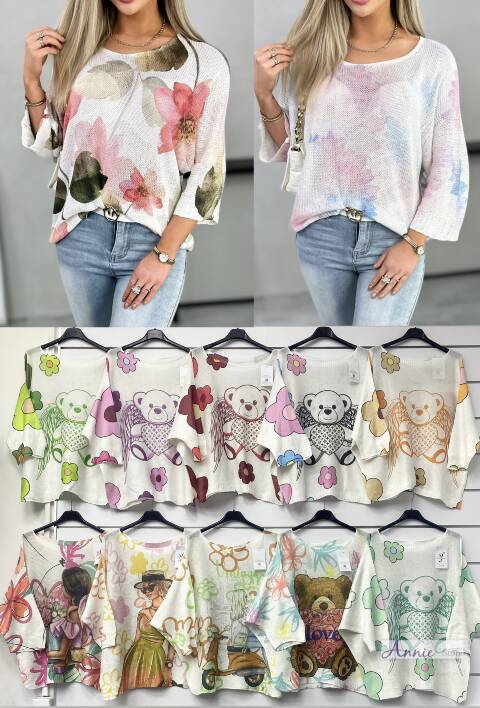 Sweter damskie 1503 Mix kolor Standard 1