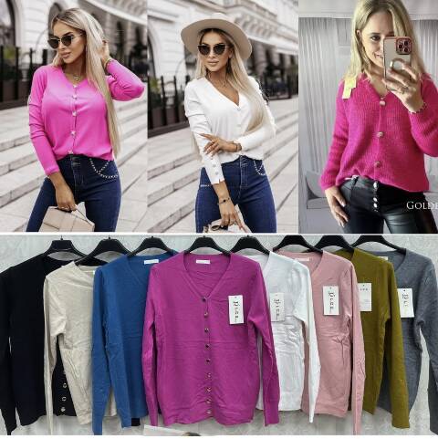 Sweter damskie 1040 Mix kolor Standard 1