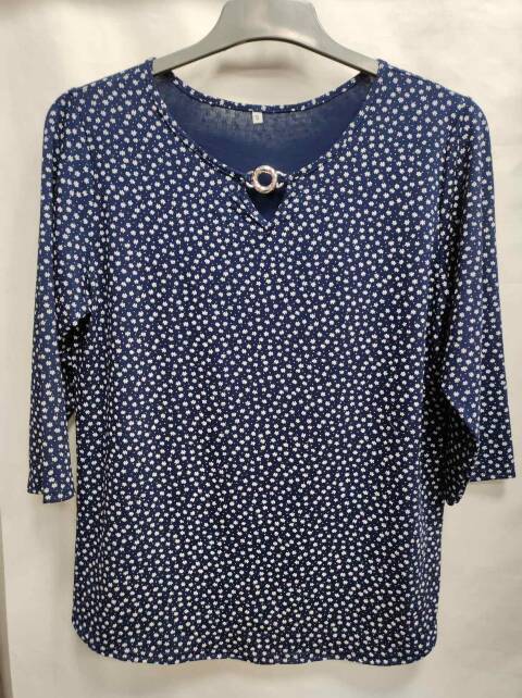 Bluzka damskie 1242 Mix kolor S-2XL (Towar Ploskie) 1