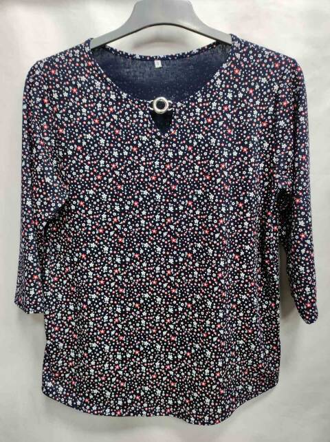 Bluzka damskie 1244 Mix kolor S-2XL (Towar Ploskie) 1