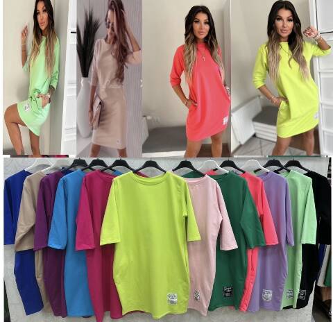 Sweter damskie 1046 Mix kolor Standard