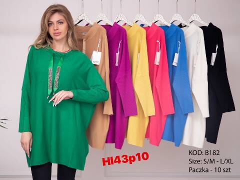 Sweter damskie B182 Mix kolor S-XL 1