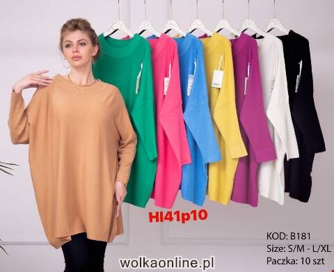 Sweter damskie B181 Mix kolor S-XL