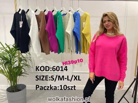 Sweter damskie 6014 Mix kolor S-XL