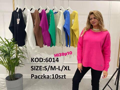 Sweter damskie 6014 Mix kolor S-XL 1