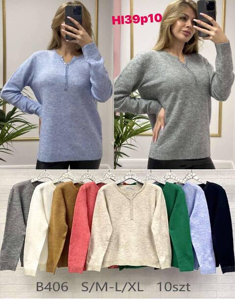 Sweter damskie B406 Mix kolor S/M-L/XL 1