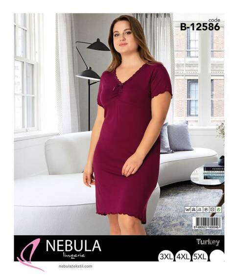 Piżama damskie B-12586 1 kolor 3XL-5XL (Towar Tureckie)