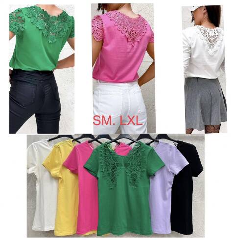 Bluzy damskie 1057 Mix kolor S/M-L/XL