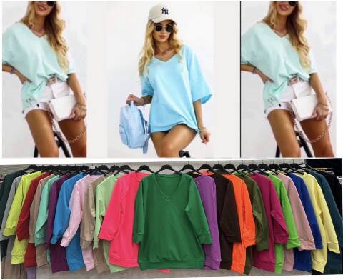 Sweter damskie 1059 Mix kolor Standard 1