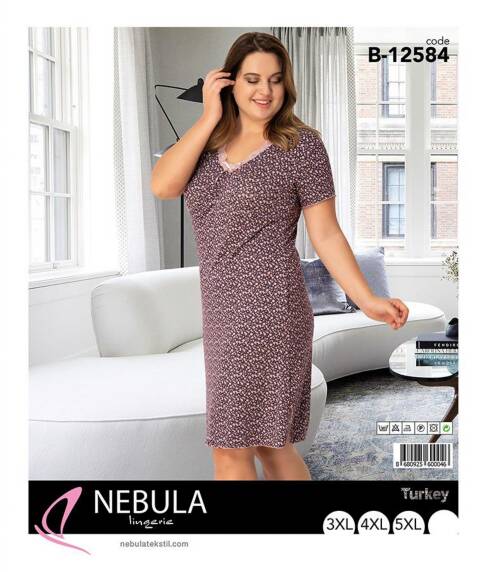 Piżama damskie B-12584 1 kolor 3XL-5XL (Towar Tureckie) 1