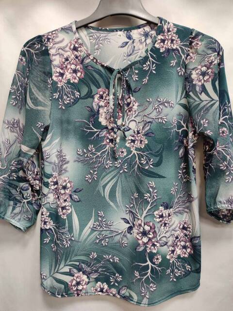 Bluzka damskie 1260 Mix kolor 48-54 (Towar Ploskie)