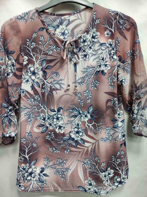 Bluzka damskie 1261 Mix kolor 48-54 (Towar Ploskie)