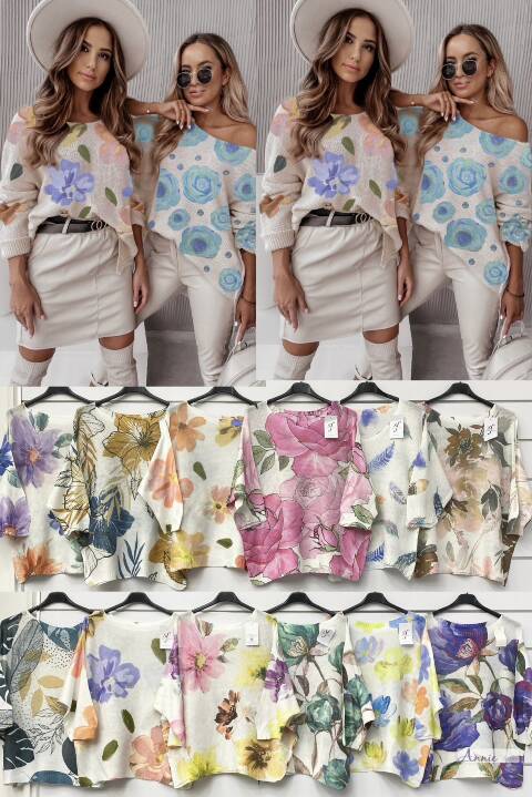 Sweter damskie 1506 Mix kolor Standard 1