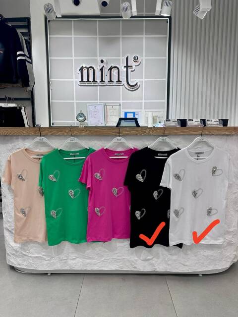 Bluzka damskie 1074 Mix kolor S-L 1