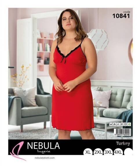 Piżama damskie 10841 1 kolor XL-4XL (Towar Tureckie)