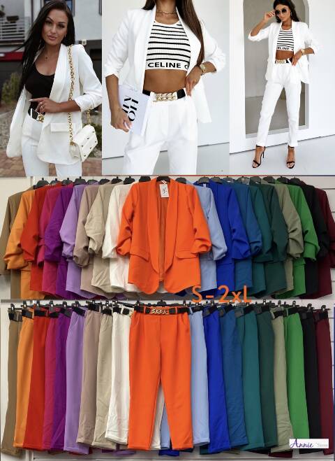 Komplet damskie 1573 Mix kolor S-2XL 1