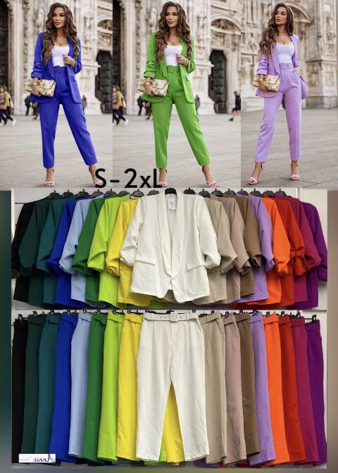 Komplet damskie 1576 Mix kolor S-2XL