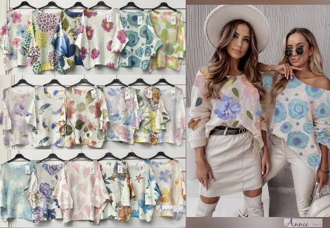 Sweter damskie 1507 Mix kolor Standard 1