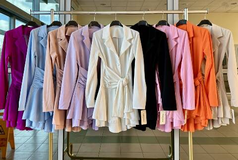 Sukienka damskie 1384 Mix kolor Standard