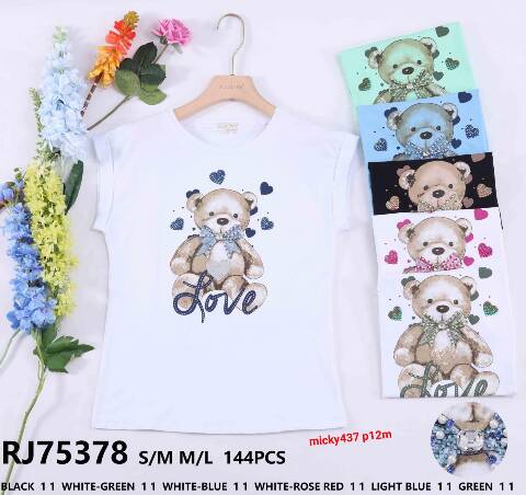 Bluzka damskie RJ75378 Mix kolor S/M-L/XL 1